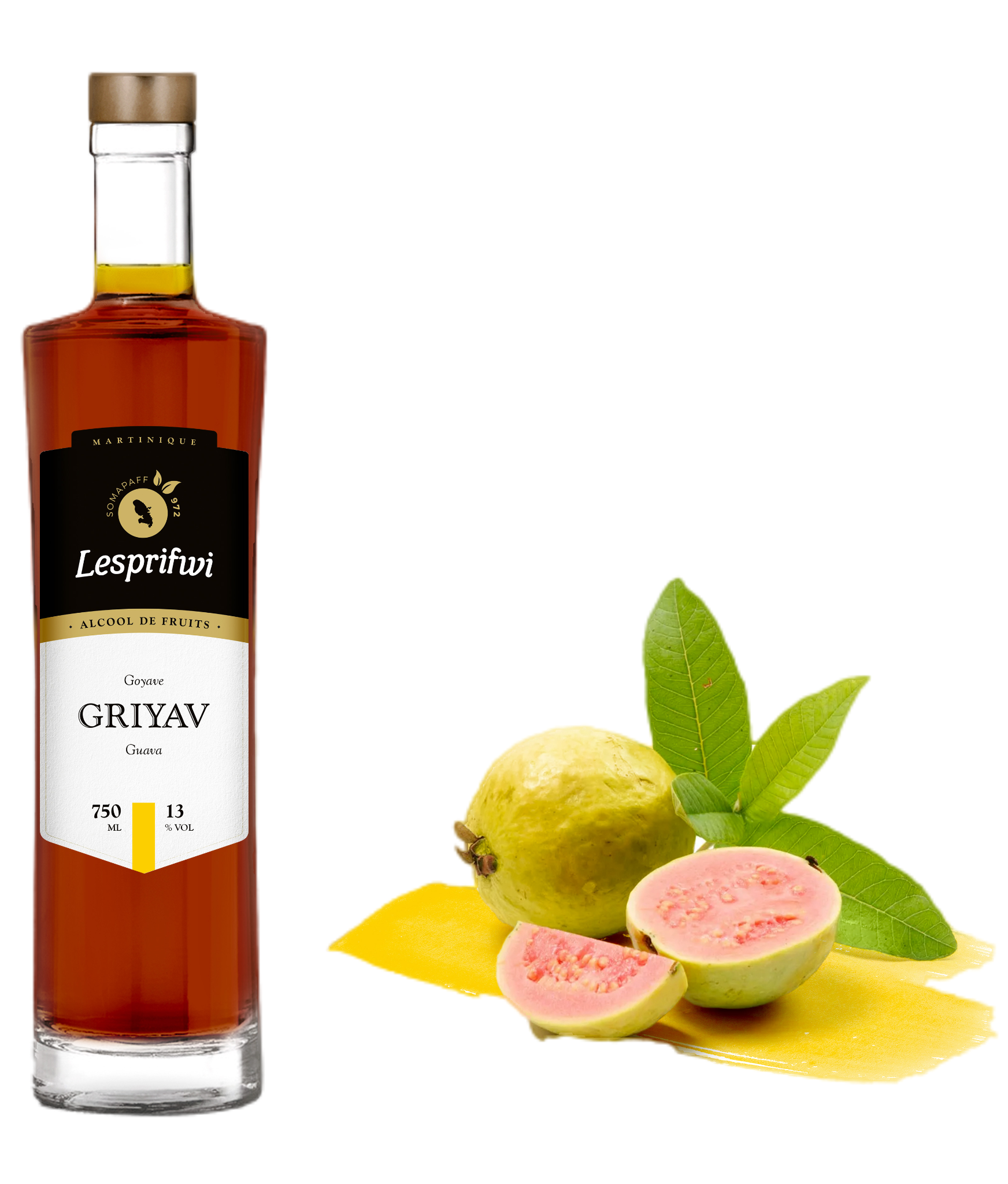 LESPRIFWI Griyav, alcool de goyave