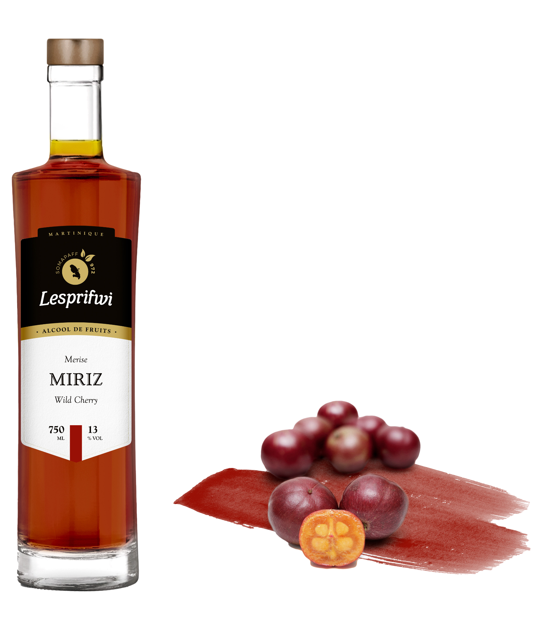 LESPRIFWI Miriz, alcool de merise